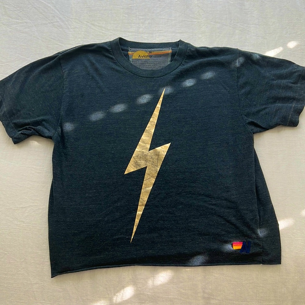 Aviator Nation Women’s Bolt Boyfriend Tee